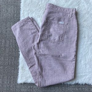 Joes Slim Red Berry Jeans